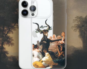 Francisco Goya - Witches Sabbath iPhone case, Art Clear Case for iPhone®