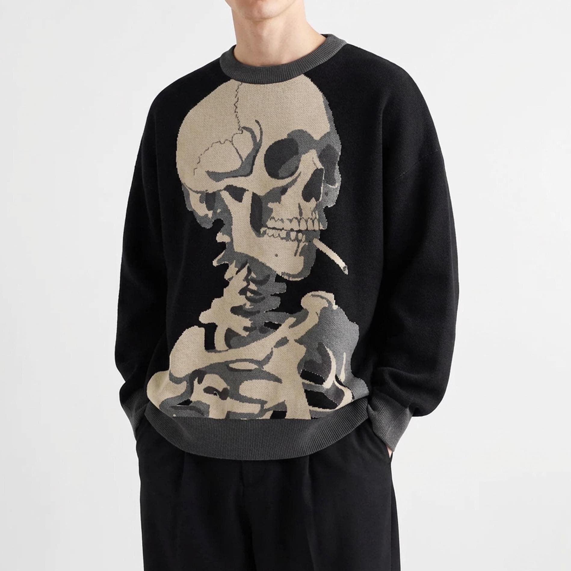 Skeleton sweater knit - Etsy 日本