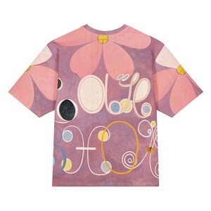 Oversized Cotton shirt, Hilma af Klint shirt, Art heavyweight t-shirt