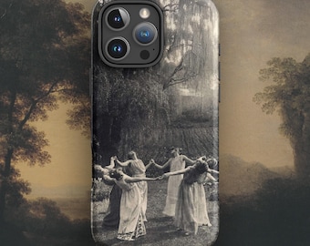 Funda para iPhone con diseño de círculo de brujas, funda Witchy Magsafe para iPhone