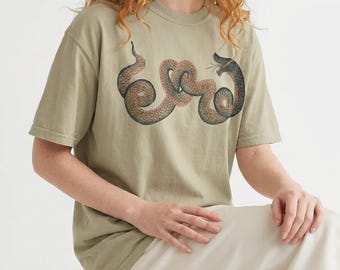 Unisex Comfort Colors® Love Snake t-shirt, Aesthetic shirt