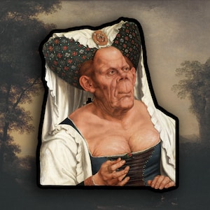 Quentin Matsys - Sticker La vilaine duchesse, Sticker histoire de l'art