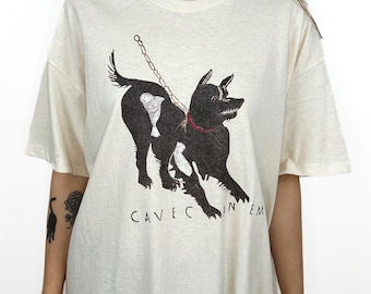 Koszulka unisex Cave Canem, koszulka Beware of the dog, koszulka z historii sztuki