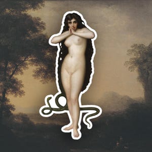 Eve sticker, Renaissance sticker, Art sticker