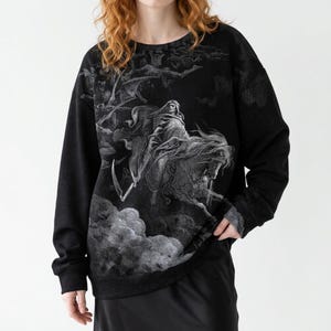 Sudadera unisex de algodón, Gustave Doré - La visión de la muerte