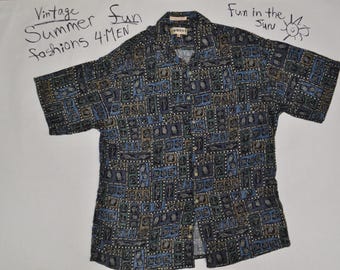 Men's Campia short sleeve shirt, XL Vintage Hawaii style