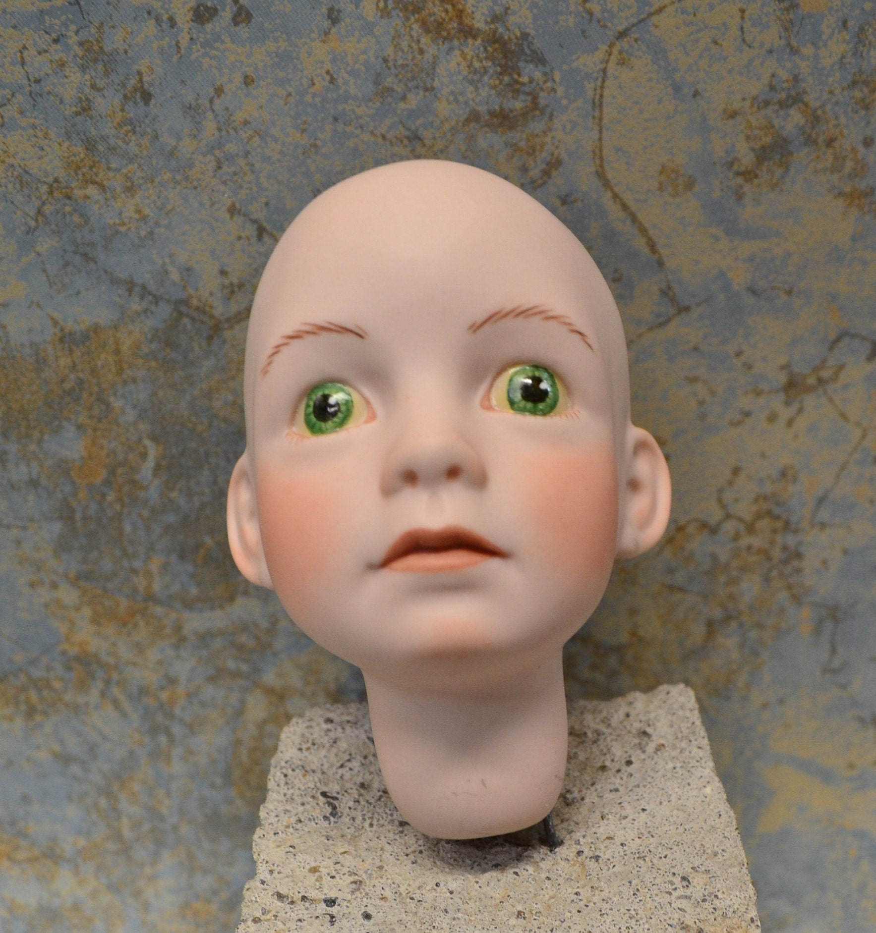 Vintage Porcelain Doll Head: Shonni - Bootstyner 1984