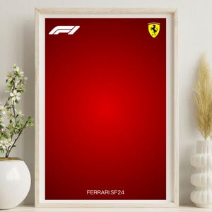 Digital Wall Posters for Scuderia Ferrari F1 Technic Compatible, Technic 42207, Formula 1 wall art 300dpi, Formula 1 Poster, F1 Lego