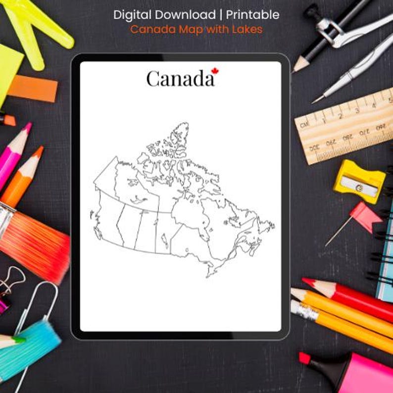 Printable Blank Canada Map Canada - Il 794xN.6447665975 Mxxx 