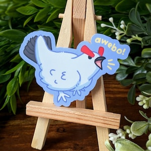 Awebo Bird Meme Sticker - Cute Willow Ptarmigan Art - Etsy