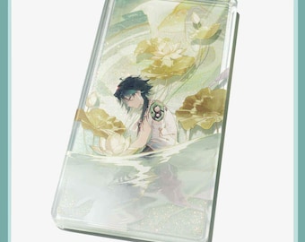 Genshin Xiao Dynamic Liquid Glitter Acrylic Stand 14.5x8x1cm