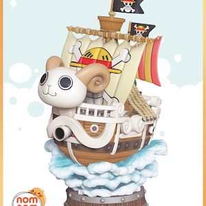 Chibi Going Merry Ship Figure: One Piece Resin Collectible