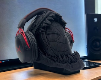 スパイダーマン ヴェノム ヘッドホンスタンドヘッド、ヘッドホン