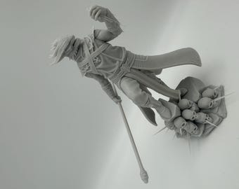 ガレージキット 1/10 バルダーズゲート ドリッズト フィギュア