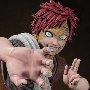 The Golden Child Bust, 12K Print , High Quality Resin Bust Collectible , Naruto Fanart