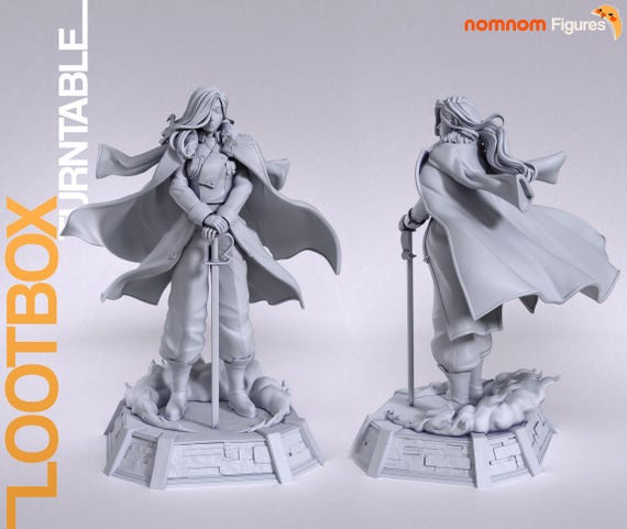 オリヴィエ・アームストロングのフィギュア：鋼の錬金術師 3Dプリント