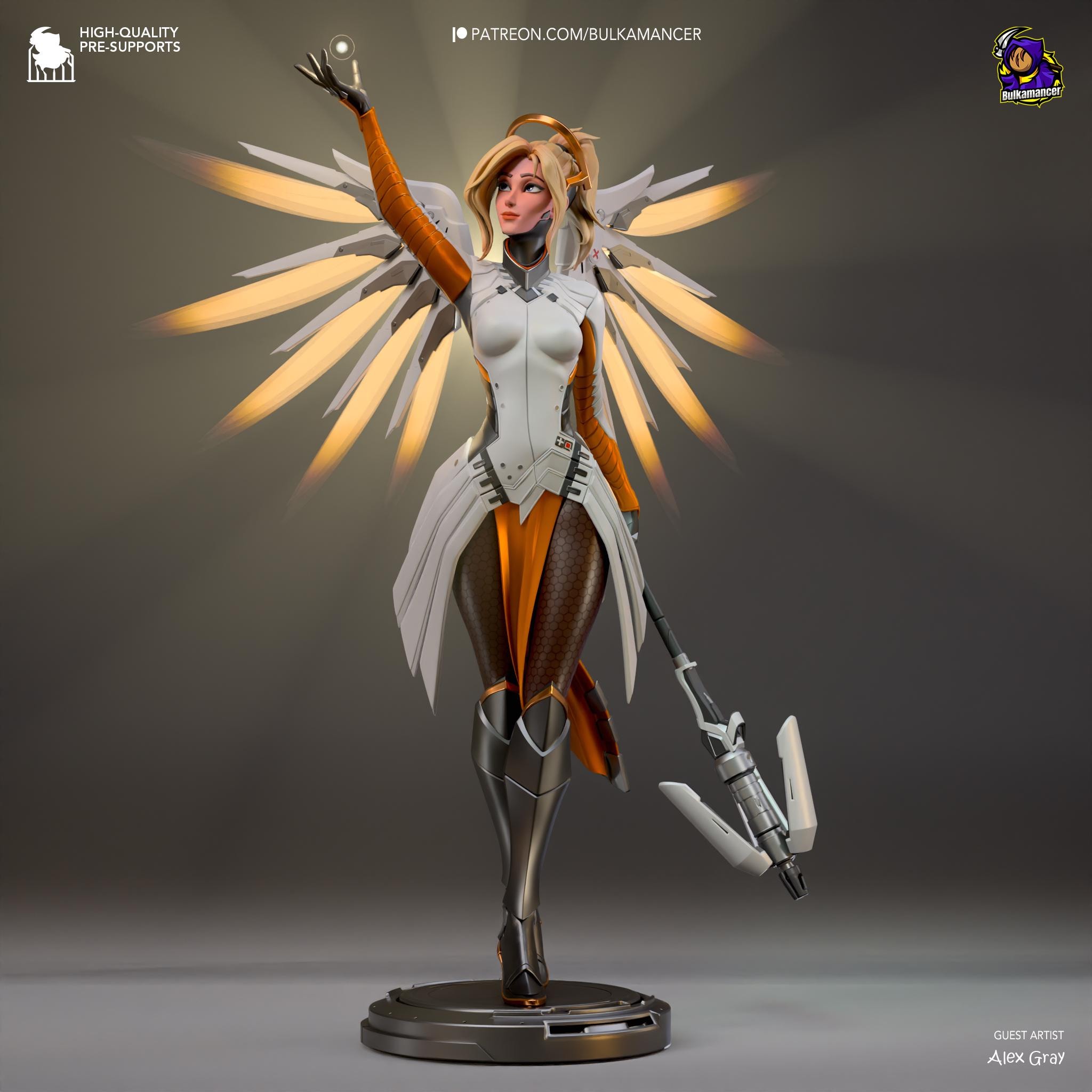 Mercy Figure Overwatch - Etsy