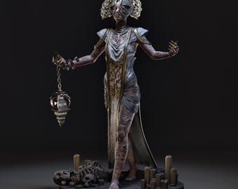 High Priestess of Babylon Miniature: 12K Resin Model (Unpainted)