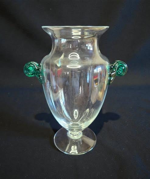Art Deco Glass Vase - Etsy