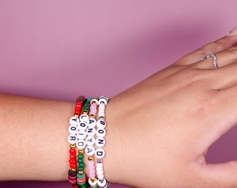 Spy Family Anime Themed Friendship Bracelets. Anime Friendship Bracelets. Anime Bracelets. Anime Couples Bracelets. Anime-Con Bracelets