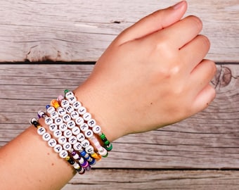 Demon Slayer Anime Themed Friendship Bracelets. Anime Friendship Bracelets. Anime Bracelets. Anime Couples Bracelets. Anime-Con Bracelets