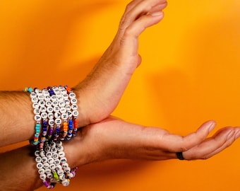 DBZ Anime Themed Friendship Bracelets. Anime Friendship Bracelets. Anime Bracelets. Anime Couples Bracelets. Anime-Con Bracelets