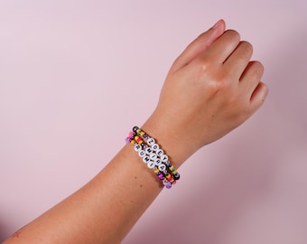Pulseiras da Amizade com Tema de Demônios do K-pop. Pulseiras da Amizade do K-pop. Pulseiras do K-pop. Pulseiras para Casais do K-pop.