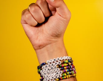 Jojo's Themed Friendship Bracelets. Anime Friendship Bracelets. Anime Bracelets. Anime Couples Bracelets.