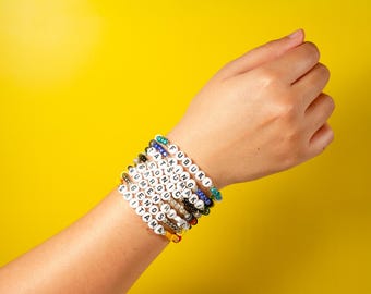 One Punch Anime Themed Friendship Bracelets. Anime Friendship Bracelets. Anime Bracelets. Anime Couples Bracelets. Anime-Con Bracelets