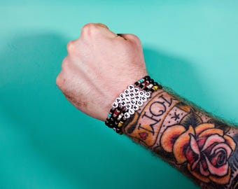 Kaiju Anime Themed Friendship Bracelets. Anime Friendship Bracelets. Anime Bracelets. Anime Couples Bracelets. Anime-Con Bracelets