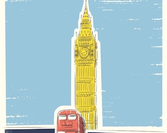 Travel art, Big Ben London Print, City Prints, Architectural Prints, Travel Print, Gifts for Him, London Art, Art Prints, Wall Art Print