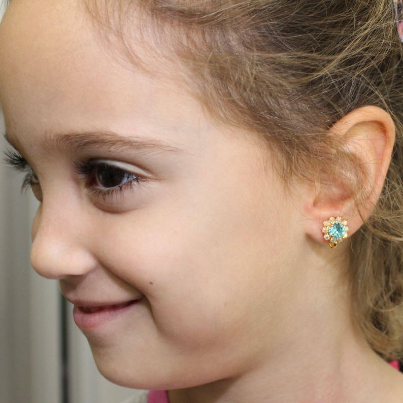 Pearl Flower Girl Clip on Earrings Toddlers Non Pierced Ears Etsy Israel
