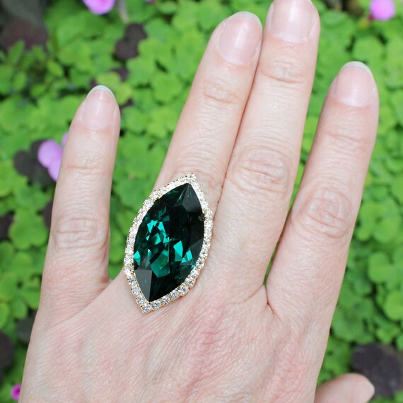 Green ring from best sale jewelry