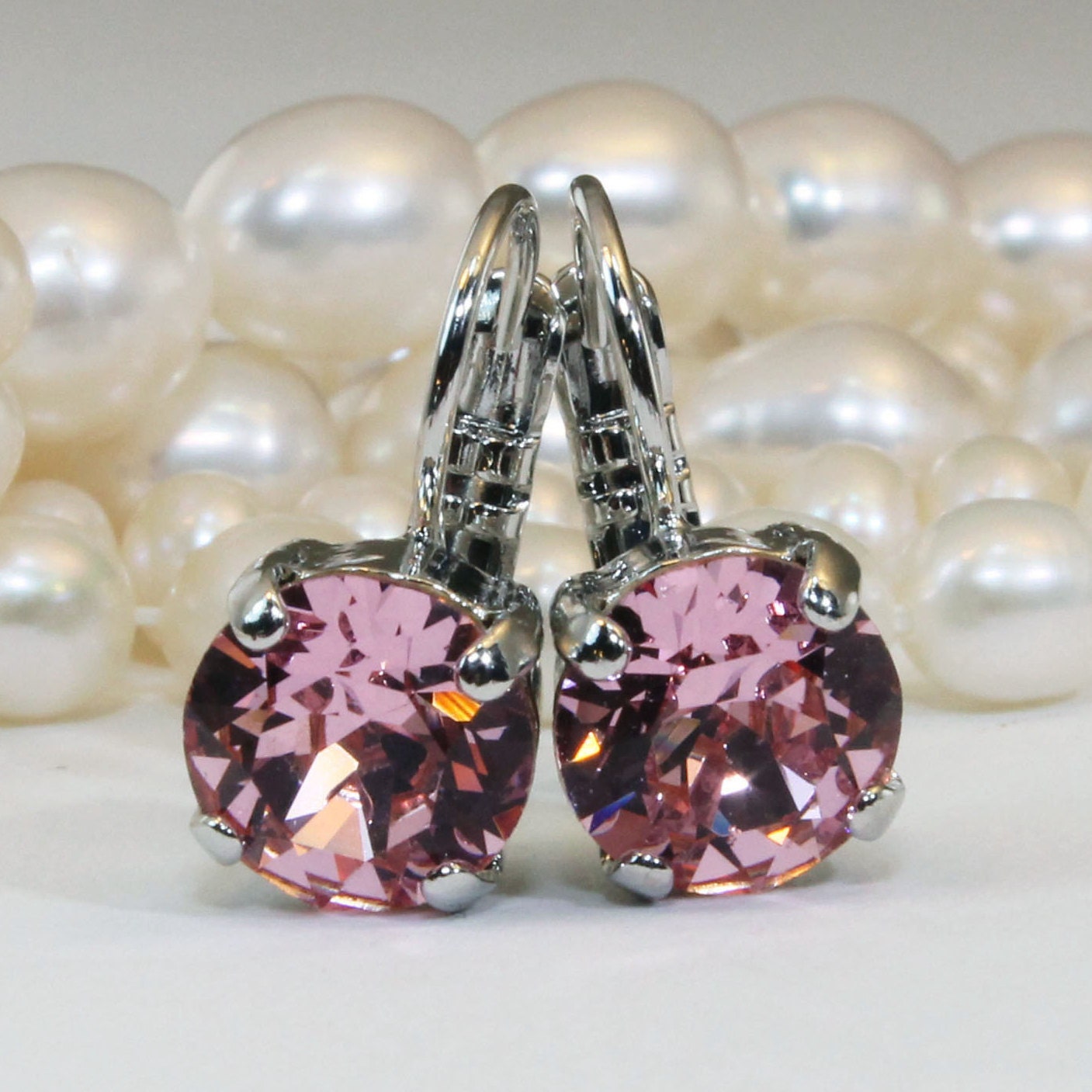 Blush Pink Earrings, Gold Dangle Earring, White Pearl Drop Earring, Crystal  Quartz Earrings, Geode Earrings, Classic Bridal Jewelry, ADRIEL | esnace.com