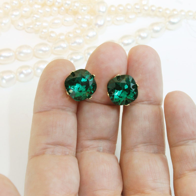 Cufflinks Men's Wedding Emerald Green Groomsmen Gift Groom Etsy