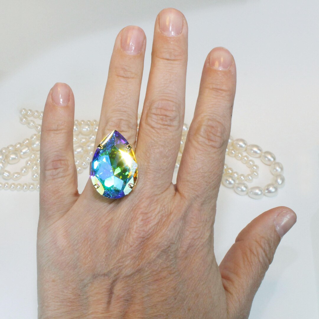Indigo AB Crystal Stellar Big Bow Collar