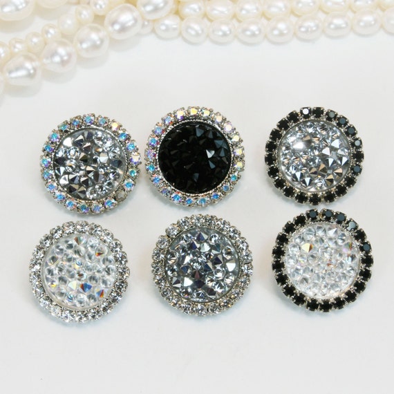 Crystal Clip on Earrings Bridal Swarovski Crystal Clip | Etsy