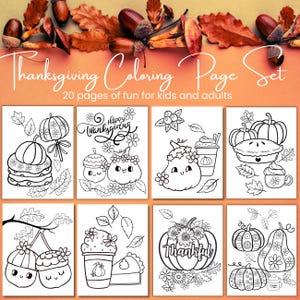 Thanksgiving Coloring Pages, Thanksgiving Activity, Printable Thanksgiving Coloring Sheets, Thankfulness Coloring Pages for Kids and Adults