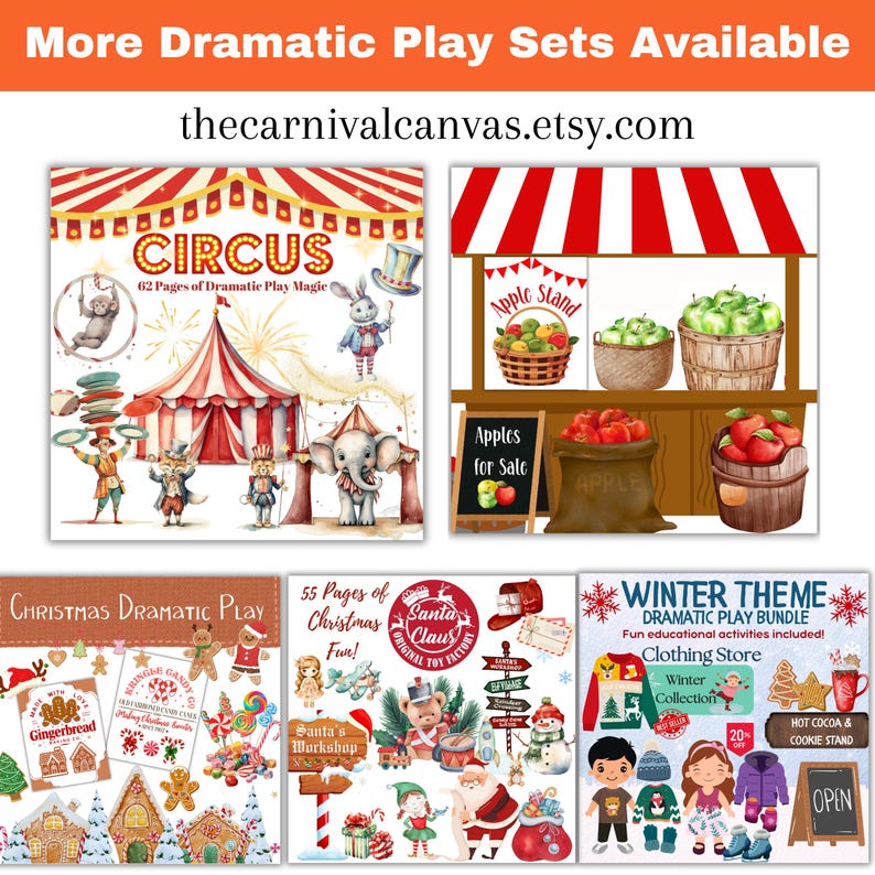 Paquete de otoño para el aula con juego dramático de calabazas, juego de simulación otoñal, tablón de anuncios, decoración otoñal y actividades para la educación en casa y preescolar. imagen 9