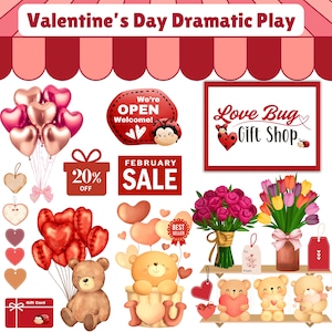 Valentines Dramatic Play, Flower Shop Dramatic Play, Gift Shop Pretend Play, Imaginative Play, Preschool Activities, Homeschool