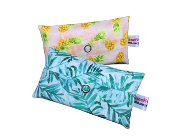 Taschentücher Taschen Set Palme und Ananas Adventskalender Befüllung Geschenk Abschied