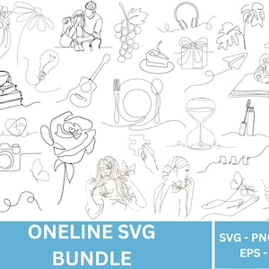 One Line Drawing,One Line Art Svg Bundle,Minimal Svg,line art digital files,One Line png,Minimalist and Line Art svg Bundle,Minimalist Svg