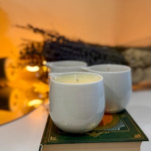 Aromatic Soy Massage Candle: Natural Shea Butter, Essential Oils
