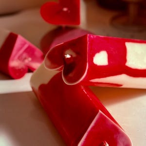 Handgefertigte Herz-Kerze: Sojawachs Romantischer Raumduft