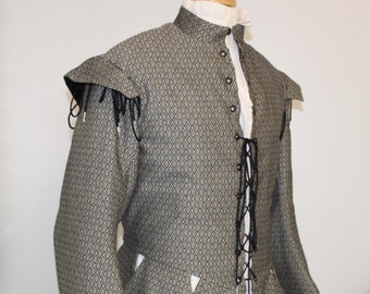 Teen Linen Sleeveless Medieval Shirt Green size 1314