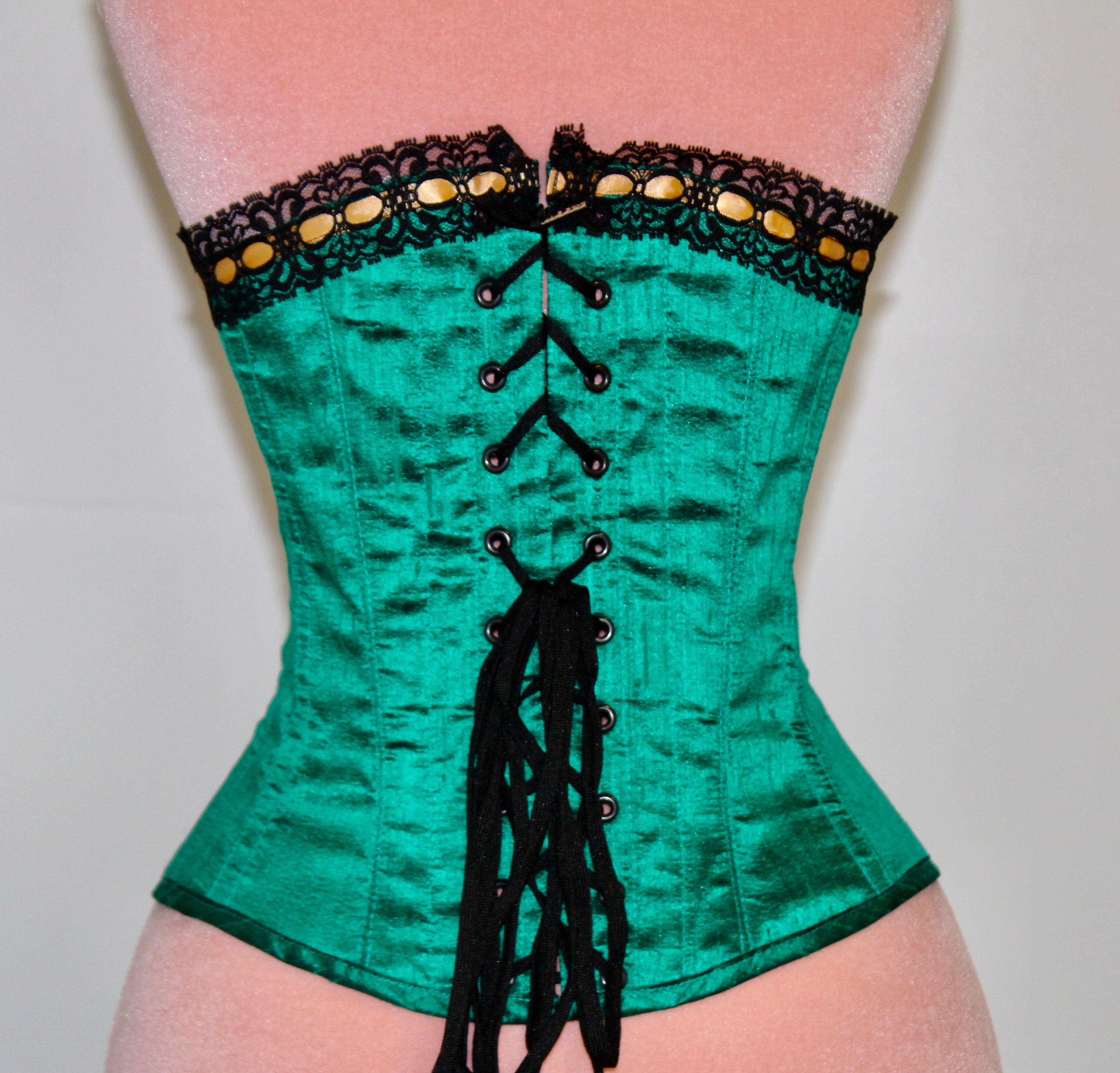 Readymade MidVictorian Hourglass Corset 33 Natural Etsy