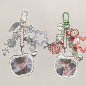 love and deepspace caleb photo keychains