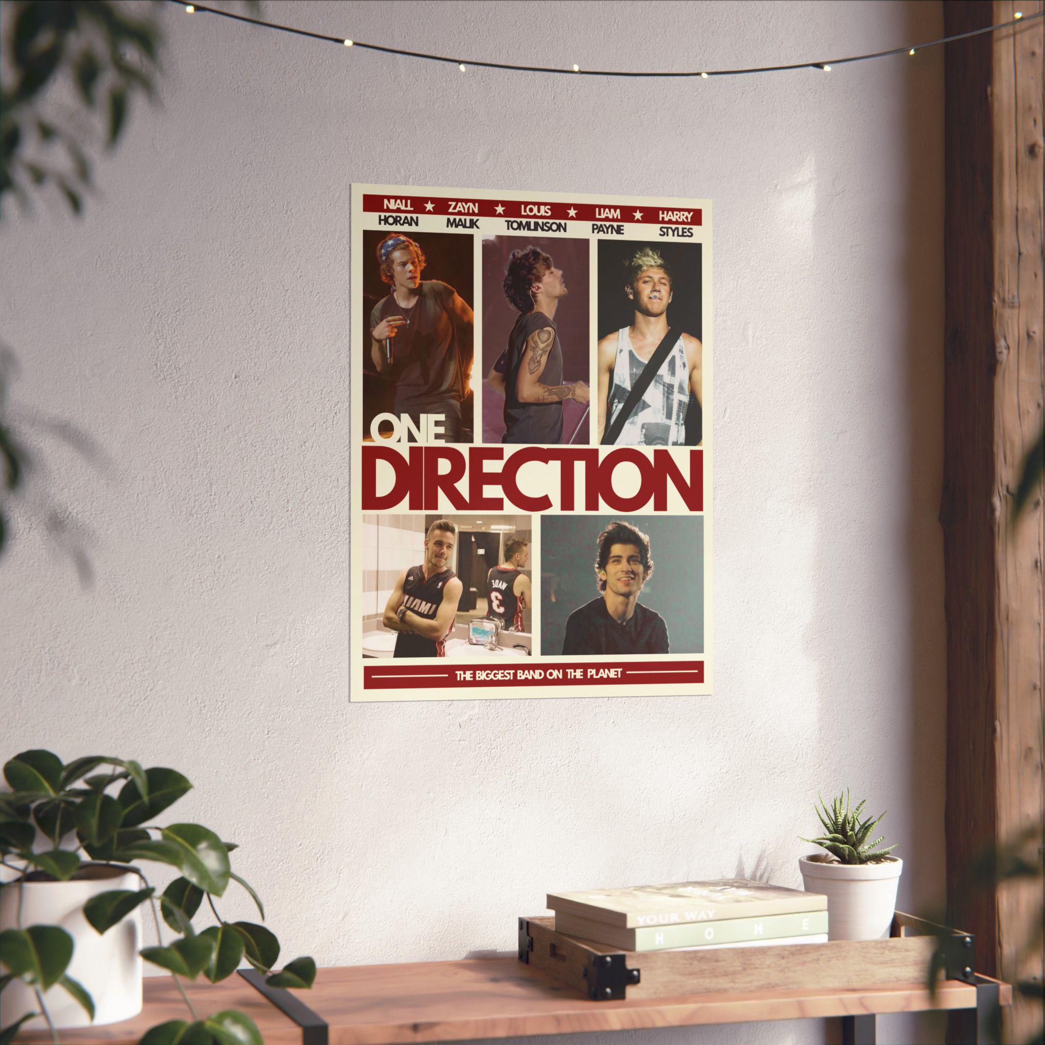 One Direction Poster History One Direction Vintage Band Poster - Etsy