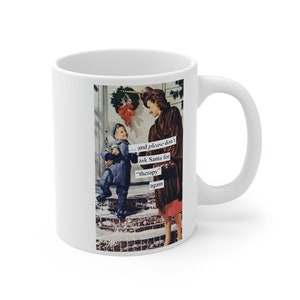 Vintage Housewife mug, funny mug, parent humor, retro mug, sarcasm,1950s women