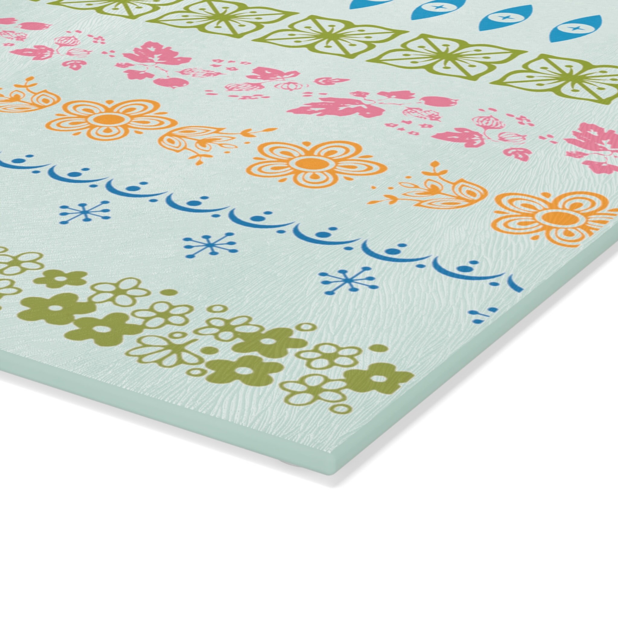 Pyrex Board Glass Cutting Board, Vintage Pyrex Inspired, Pyrex Pattern, Cutting ...